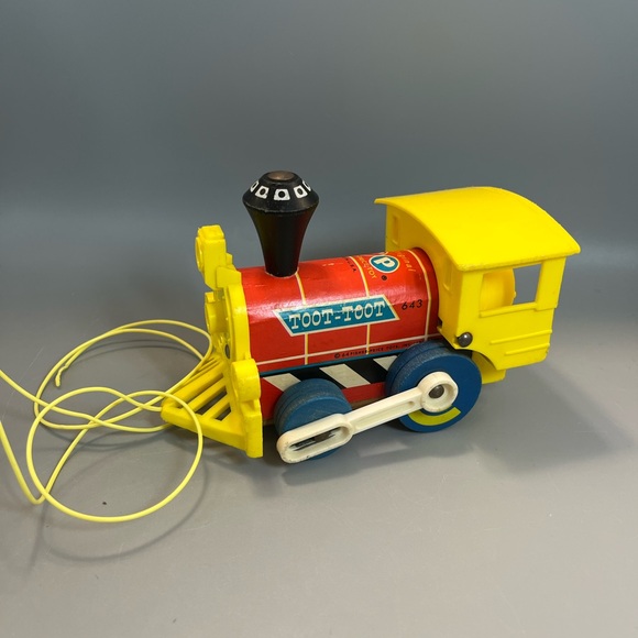 FisherPrice Toys Fisher Price Toot Toot Train Engine Pull Along
